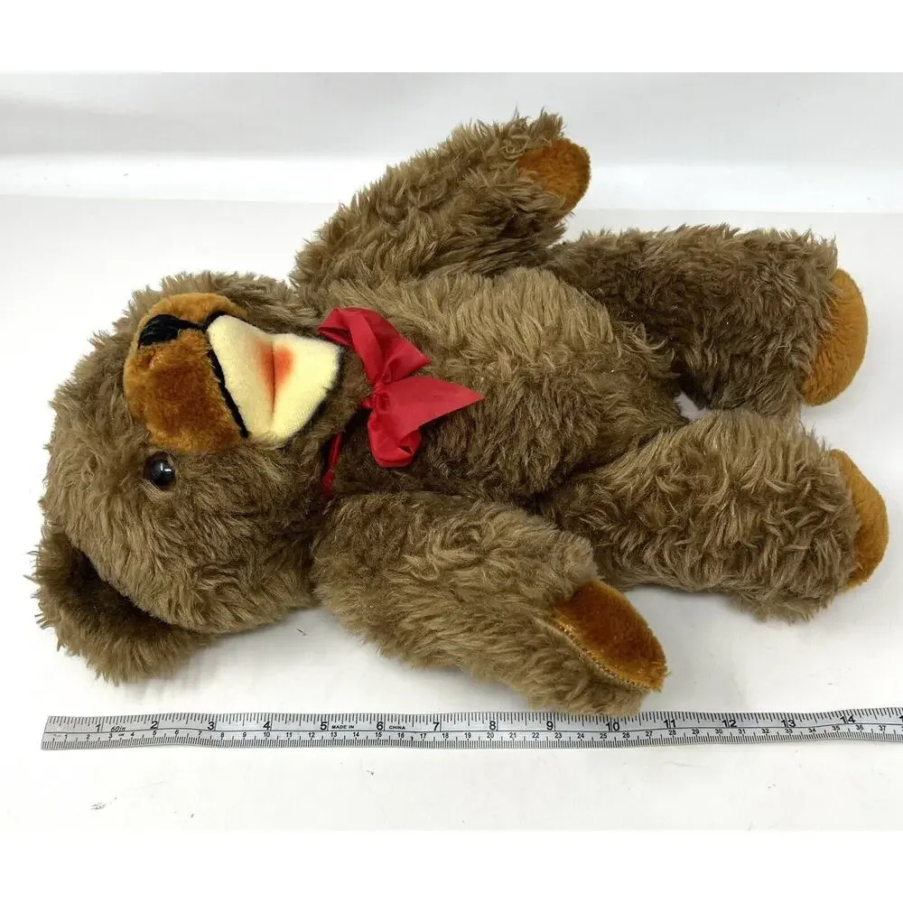 Vintage GUND Open Mouth Teddy Bear 16